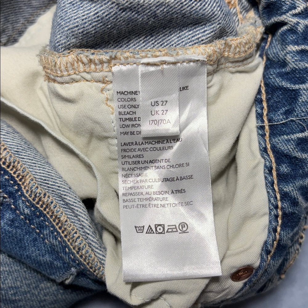 Free People We The Free Fast Times High Rise Mom Jeans - Picture 7 of 10